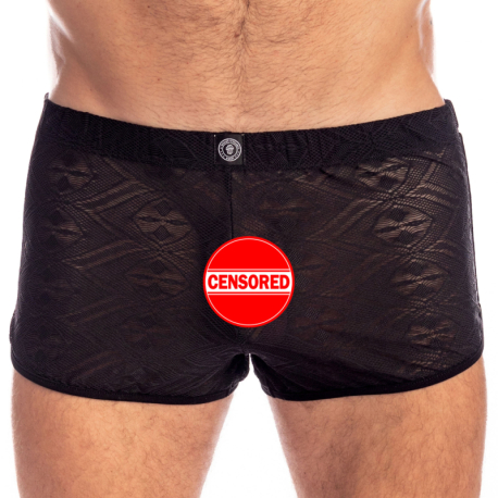 L'Homme invisible Désir Nocturne Freedom Shorts - Black