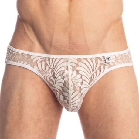 L'Homme invisible Plumes d'Argent Mini Briefs - Ecru