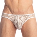 L'Homme invisible Slip Mini Plumes d'Argent Ecru