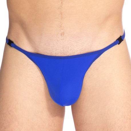 L'Homme invisible String de Bain Striptease Menorca Bleu Roi