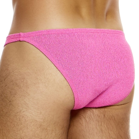 Modus Vivendi Plaint Knit Low Cut Briefs - Pink