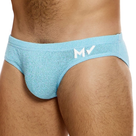 Modus Vivendi Plain Knit Briefs - Light Blue