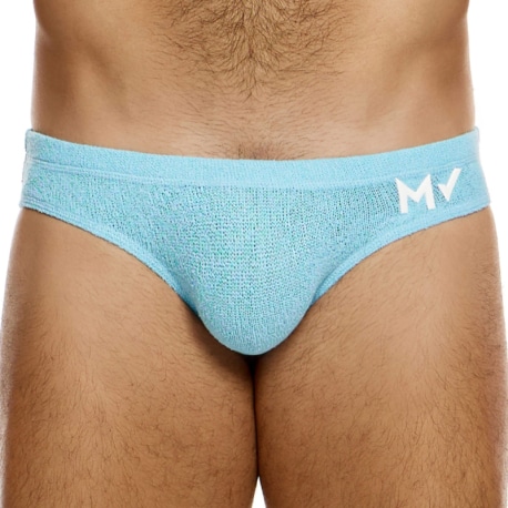 Modus Vivendi Plain Knit Briefs - Light Blue