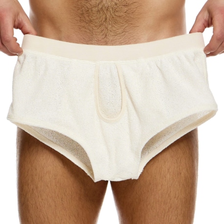 Modus Vivendi Boxer Court Plain Knit Beige