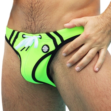 Breedwell Slip de Bain Expose Vert Fluo