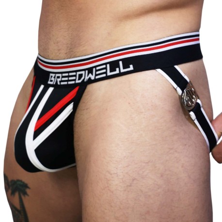 Breedwell Jock Strap Locker Room Noir