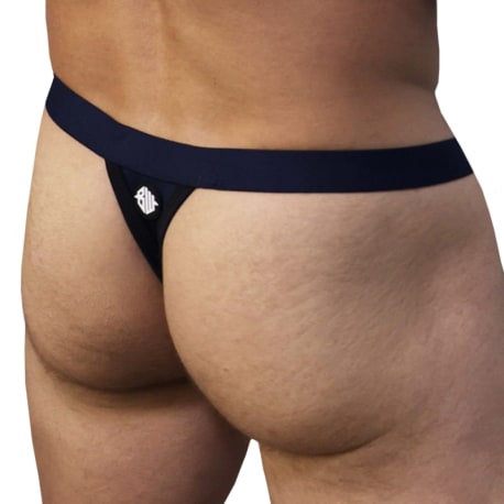 Breedwell Locker Room Thong - Navy