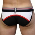 Breedwell Locker Room Tanga Briefs - White - Black