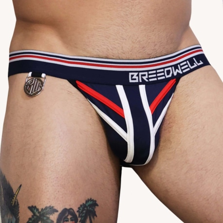 Breedwell Locker Room Tanga Briefs - Navy