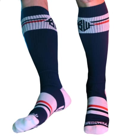 Breedwell Locker Room Knee Socks - Navy