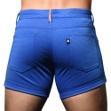 Andrew Christian Short Jeans Stretch Skinny Bleu Cobalt