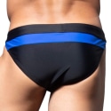 Andrew Christian Horizon Bikini Swim Briefs - Black - Blue