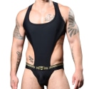 Andrew Christian Bond Swim Bodysuit - Black