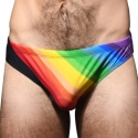 Andrew Christian Pride Vision Bikini Swim Briefs - Rainbow