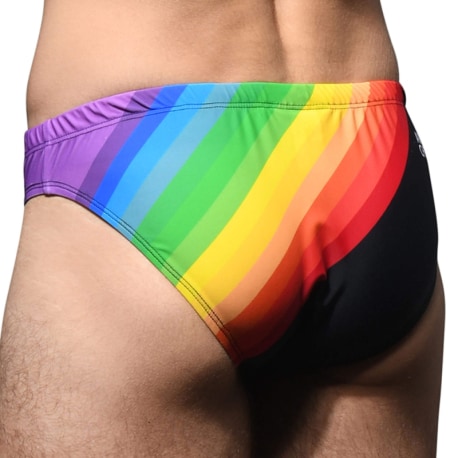 Andrew Christian Slip de Bain Bikini Pride Vision Arc-en-Ciel