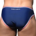 Andrew Christian Slip de Bain Bikini Racer Bleu Marine