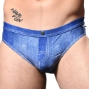 Andrew Christian Slip de Bain Bikini Denim Indigo