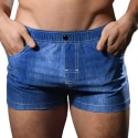 Andrew Christian Denim Swim Shorts - Indigo