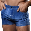 Andrew Christian Denim Swim Shorts - Indigo