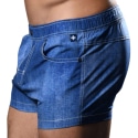 Andrew Christian Denim Swim Shorts - Indigo