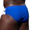 Andrew Christian Thick Bikini Swim Briefs - Blue - White - Red