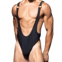 Andrew Christian Ring Swim Bodysuit with Almost Naked - Black