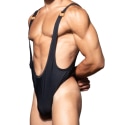 Andrew Christian Ring Swim Bodysuit with Almost Naked - Black