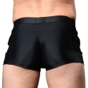 Andrew Christian Cargo Swim Trunks - Black