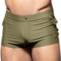 Andrew Christian Cargo Swim Trunks - Olive