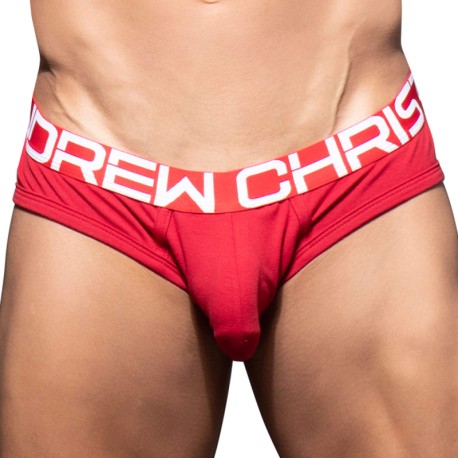 Andrew Christian Slip Coton Show-It Rouge