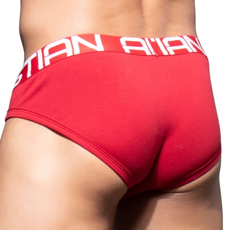 Andrew Christian Slip Coton Show-It Rouge