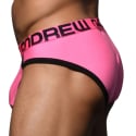 Andrew Christian Hottie Mesh Briefs with Almost Naked - Neon Pink