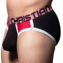 Andrew Christian Almost Naked Retro Cotton Briefs - Black - Red