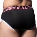 Andrew Christian Almost Naked Retro Cotton Briefs - Black - Red