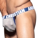 Andrew Christian String Y-Back Almost Naked Gym Mesh Gris