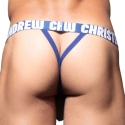 Andrew Christian Almost Naked Gym Mesh Y-Back Thong - Grey