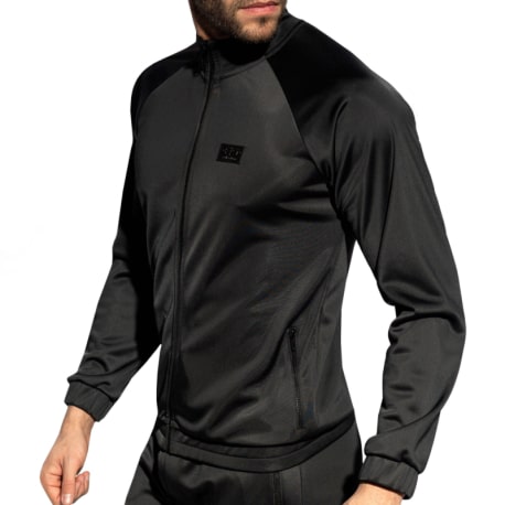 ES Collection Veste Sport Unie Noire