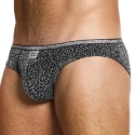 Modus Vivendi Crackled Classic Briefs - Silver