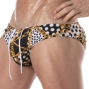 TOF Paris Slip de Bain Baroque Noir