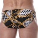 TOF Paris Baroque Swim Briefs - Black