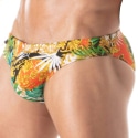 TOF Paris Slip de Bain Baroque Orange