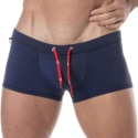 TOF Paris Boxer de Bain Uni Bleu Marine