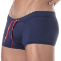 TOF Paris Boxer de Bain Uni Bleu Marine