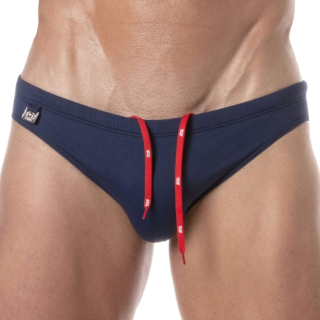 TOF Paris Plain Mini Swim Briefs - Navy