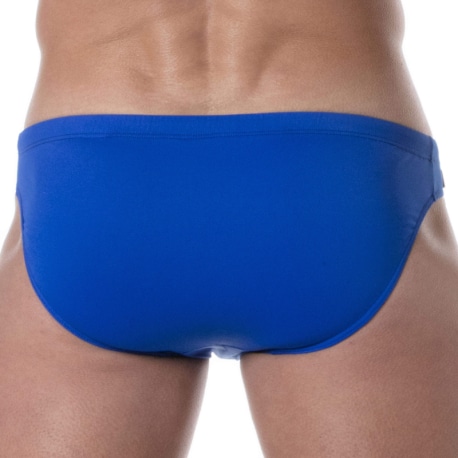 TOF Paris Slip de Bain Mini Uni Bleu Roi