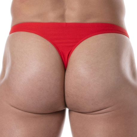 TOF Paris Plain Swim Thong - Red