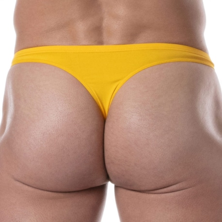 TOF Paris Plain Swim Thong - Yellow