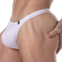 TOF Paris String de Bain Uni Blanc