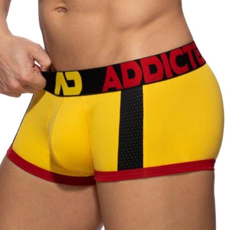 Addicted Sports Padded Trunks - Yellow