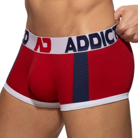 Addicted Sports Padded Trunks - Red